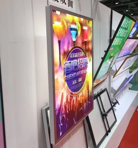 Ultra-Thin Aluminum Frame Light Box High-Brightness Diode Lamp Hanging Magnetic Suction Advertising Decorative Light Box