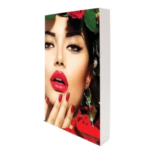Ultra Thin Fabric Canvas Backlit LED Light Box Aluminum Alloy Frame Portable Custom Shape Advertising Lamp