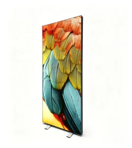 Ultra Thin Folding Pullable PVC Light Box Aluminum Frame Edge Lit LED Display Board for Retail Shop Display