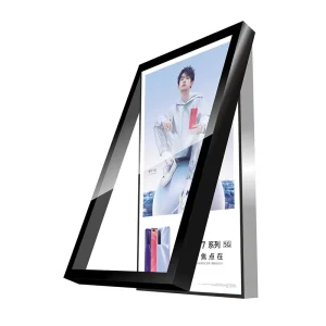 Ultra Thin LED Aluminum Profile Magnetic Light Box Diode Hanging Wall Display for Restaurant Menu Board Advertising