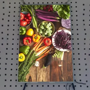 Ultra Thin LED Magnetic Light Box Aluminum Frame Restaurant Advertising Menu Poster Signboard Easy Hanging Installation