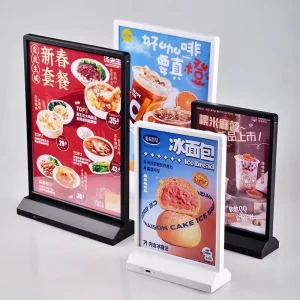 Ultra Thin LED Magnetic Light Box Rectangle Indoor Billboard Wall Mounted Hanging Decorative Aluminum