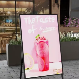 Ultra Thin LED Menu Panel Signage Ultra Thin Restaurant Poster Advertising Light Box