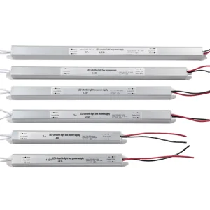 Ultra Thin Light Box Drive Power LED Strip Light Constant Voltage DC Power Supply 1.5A-6A Slim Strip Switching Power Supply