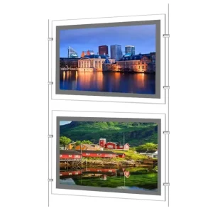 Ultra Thin Magnetic LED Lightbox Advertising Menu Board Shop Acrylic Crystal Light Boxs Sign Display Holder