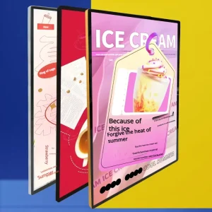Ultra-Thin Magnetic Suction Aluminum Frame Light Box High-Brightness Diode Lamp Hanging Advertising Light Box