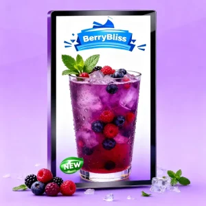 Ultra Thin Rectangle Aluminum LED Light Box Slim Snap Frame Backlit Display Wall Mounted Signage Retail Shops