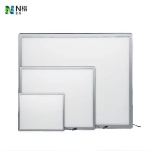 Ultra Thin Rectangle LED Light Box Photo Frame Tempered Glass Aluminum Alloy Hanging High Brightness Light Box