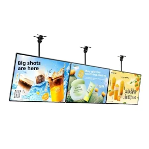 Ultra-thin LED Menu Light Box Magnetic Restaurant Ordering Sign Board Wall-mounted Billboard for Cafe & Milk Tea Shop