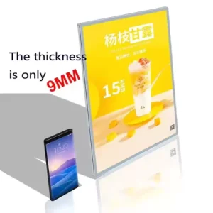 Ultrathin Mini LED Light Box Decorative Acrylic Advertising Light Box