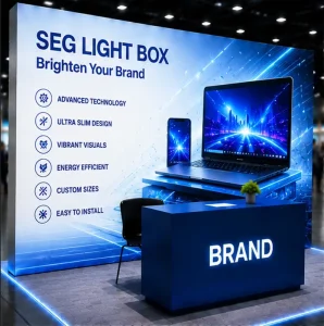 Uniform Lighting LED Fabric Light Box Commercial Display