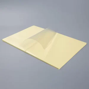 Untearable Self Adhesive Transparent clear PVC Vinyl A3 A4 Paper Sticker Film Stickers for Glass