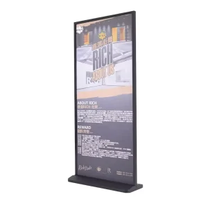 Venue Door Type Display Rack 80×180 Iron Water Injection Billboard Display Rack Eco Friendly Wedding Poster Rack for Advertising