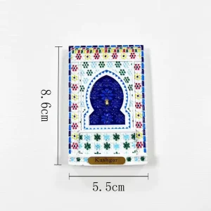 Versatile 3D Resin Fridge Magnets Islamic Patterns Custom Designs Home Decor Wedding Decorations Accessories