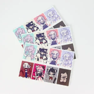 Versatile Multipurpose Die Cut Backing Sheet Format Custom Kiss Cut Stickers for Easy Individual Distribution and Giveaways