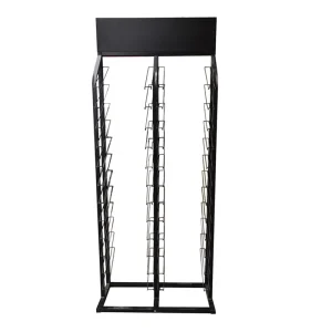 Vertical Cabinet Door Panel Display Cabinet Swatch Card Rack Aluminum Gusset Rack Tile Sample Display Rack