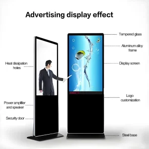 Vertical KT Board Floor standing Screen Billboard Door Type Poster Display Stand for Advertising Equipment