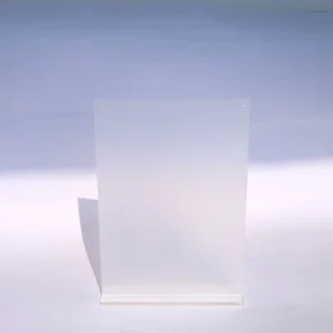 Vertical Table Top Frame Display Stand Sign Holder Double Sided Clear Acrylic Sign Display Holder Table Menu Stand