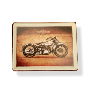 Vintage Motorcycle Tin Sign Old Look Metal Plaque Retro Automotive Wall Decor Number Plate Antique Style