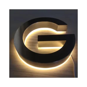 Vintage Style Metal Alphabet LED 3D Lighting Channel Backlit Letter
