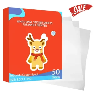 Vinyl PP Waterproof Self Adhesive Glossy Matte Decal Paper Sheet for Inkjet Laser Printer A4 Vinyl Label Sticker Paper