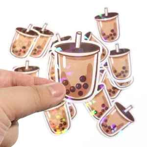 Vograce Custom Printed Waterproof Transparent Vinyl Sticker Paper Sticker Sheet