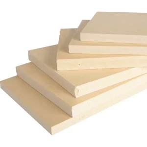WPC Foam Board Eco friendly Waterproof 4×8 PVC Fabricated House Pool Decking Light Dark Yellow 3 30mm Cutting