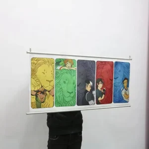 Wall Art Poster Manufacturer Ceiling Banner Premium Quality Bright Colors Horizontal Hanging Poster with Custom Design Printing