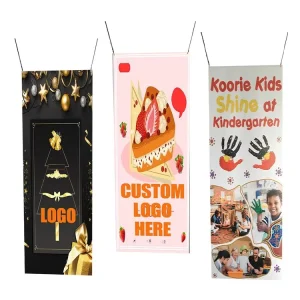 Wall Hanging Poster Advertising Banner Digital Printing Art Fabric Exhibition Booth Hanging Banner 5Ft