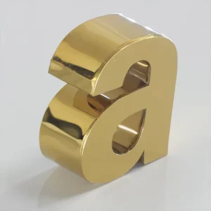 Wall Logo Stainless Steel Company Name Board Custom 3D Sign LED Letter Sign Metal Letter Sign for House