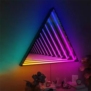 Wall Sign 3D LED Neon Sign Infinity Mirror Light Infinite Mirror Electronic Sign