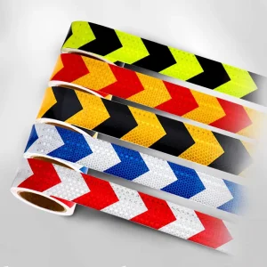 Warehouse Caution Tape Durable Road Marking Tape Safety Warning Reflective Tape for Vehicles