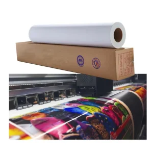 Water Based Inkjet Printing Poster Material Matte Self Adhesive pp Synthetic Paper Roll