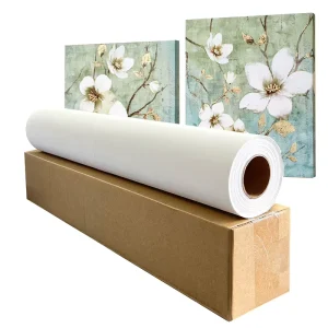 WaterProof Inkjet Canvas Semi Glossy Polyester Canvas With Long Life Time