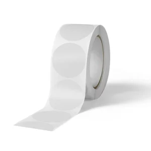 Waterproof 1inch Transparent Round Stickers Custom Brand Logo Promotion Gifts Packaging Label