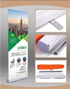 Waterproof Anti UV Durable Retractable Easy Install Roll up Banner for Business Conference