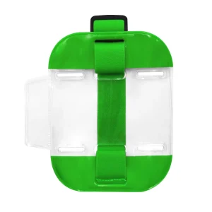 Waterproof Armband ID Card Badge Holder Name Tag Holder Clear Plastic PVC Credit Card Promotion Gift 100pcs