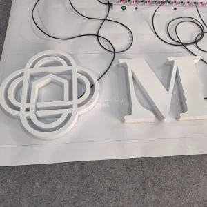 Waterproof Backlit Acrylic LED Channel Letters Custom Storefront & Window Signage Direct From Factory