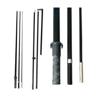 Waterproof Beach Pennant Feather Flag Poles Aluminum Advertising Flag Poles Water drop Flag Poles
