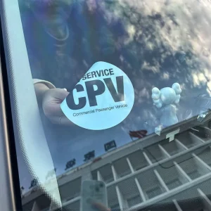 Waterproof Custom Decorative Removable Static Cling Stickers Vehicle Glass Window Vinyl Static Sticker for Car Use