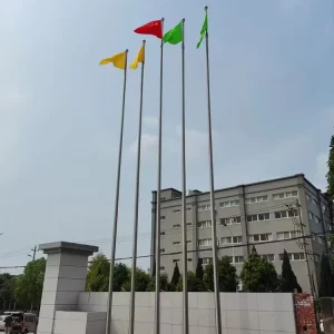 Waterproof Durable Stainless Steel Aluminum Round Flagpole