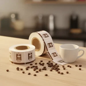Waterproof Eco Friendly Permanent Vinyl Adhesive Stickers for Bottles Packaging Custom Shapes Offset Printing