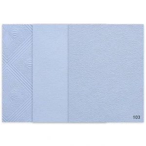 Waterproof Embossed PVC Gypsum Ceiling Film 100g/90g Decorative Film for Ceiling Tiles