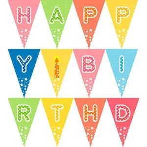 Waterproof Hanging Triangle Bunting Flag, Custom Made Size Polyester Fabric Bunting Pennant Flag, Custom Made Flags