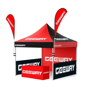 Waterproof Heavy Duty 10x10ft Custom Printed Pop Up Gazebo Tent with Aluminium Frame for Outdoor Trade Show Events