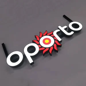 Waterproof Laser Cut LED Acrylic Epoxy Resin Material Alphabet Channel Letter Sign 3D Letter Signage