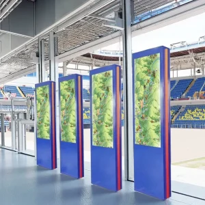 Waterproof Lightning Proof Digital Signage Display Floor Standing Vertical LCD Advertising Screen for Outdoor Elevator