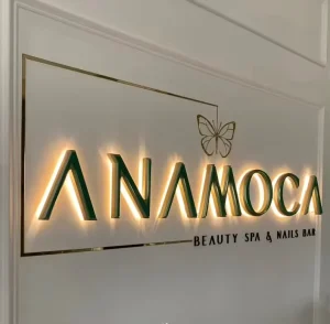 Waterproof Luminous Letter Light Signboard Outdoor Mall Store Coffee Beauty Shop Store Office Acrylic Sign