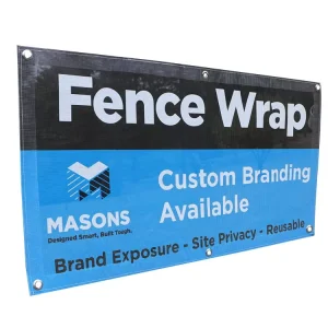 Waterproof Outdoor Advertising Polyester Fabric Fence Mesh Banner