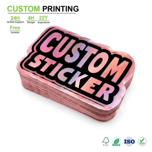 Waterproof PET Adhesive Stickers Rolls Custom Labels for Shirt Direct Thermal Print Logo Automatic Applicator